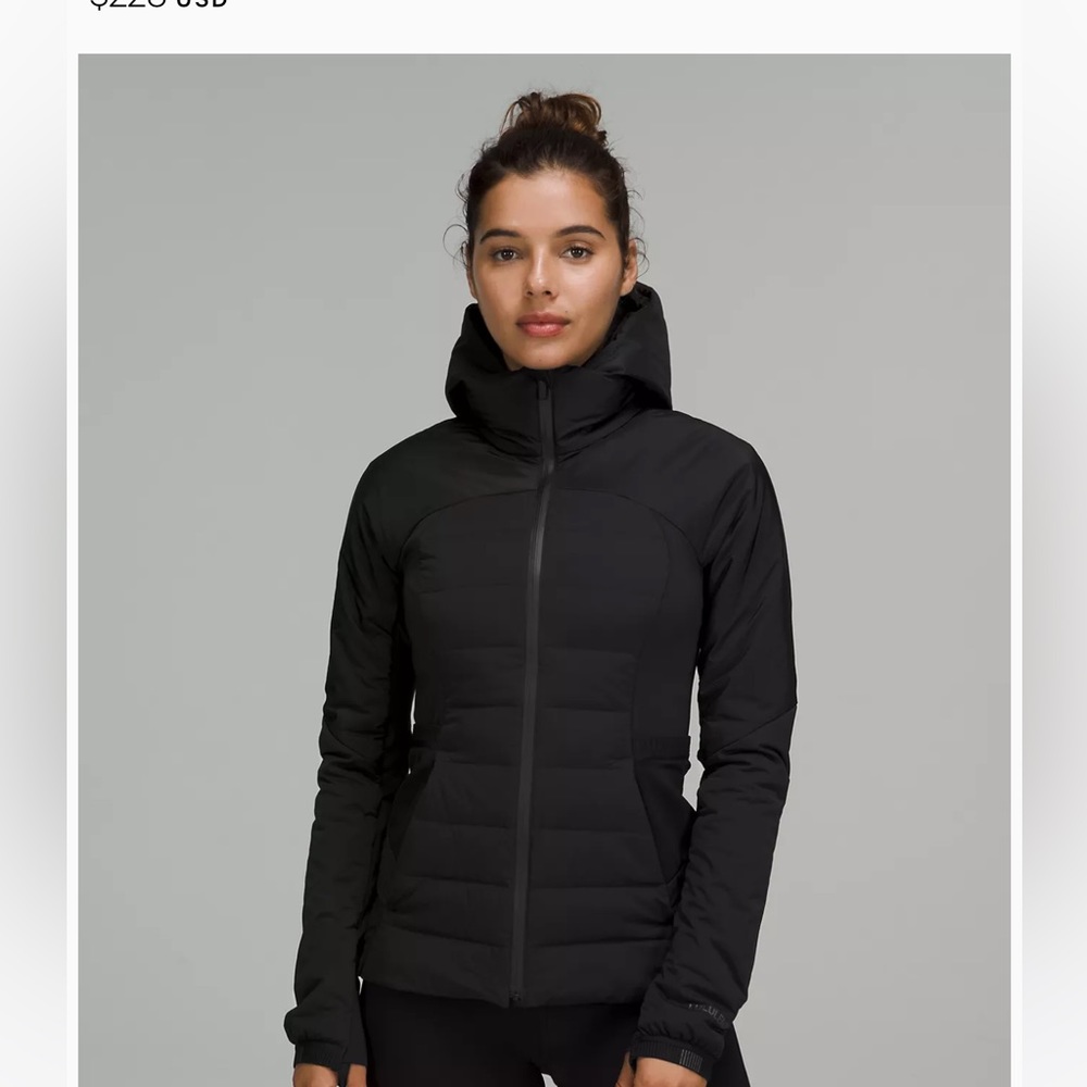 Lululemon Down for it all Jacket. Size 12 like new